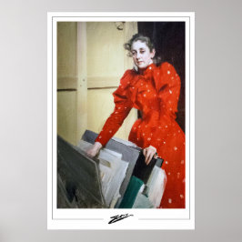 Poster Anders Zorn Zedign Cartaz de Arte #363