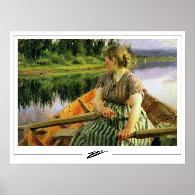 Poster Anders Zorn Zedign Cartaz de Arte #51 (Frente)