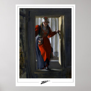 Poster Anders Zorn Zedign Cartaz de Arte #80