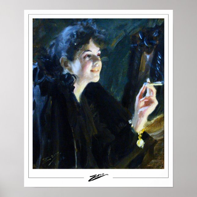 Poster Anders Zorn Zedign Cartaz de Arte #85 (Frente)