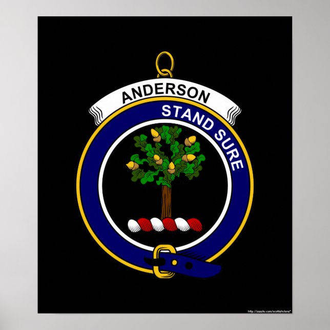 Poster Anderson - Clan Crest (Frente)