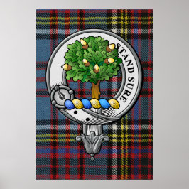 Poster Anderson Crest e Tartan