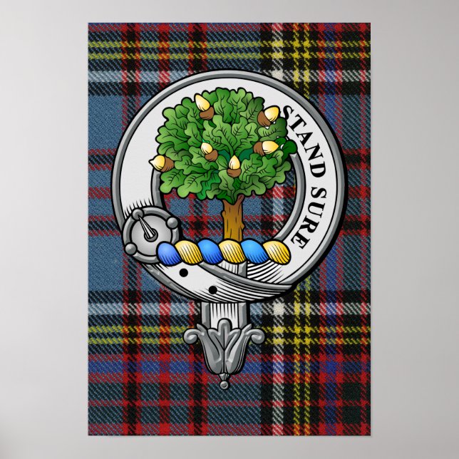 Poster Anderson Crest e Tartan (Frente)