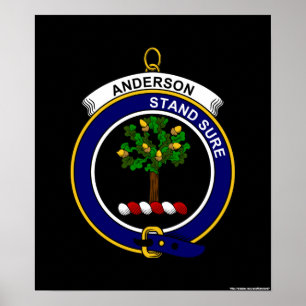 Poster Anderson - o clã Crest