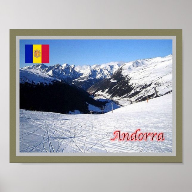 Poster Andorra - Grau Roig - (Frente)