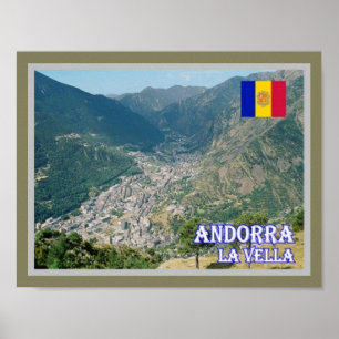 Poster Andorra - La Vella -