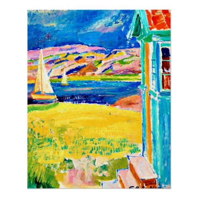 Pôster Andreasson - Cena de Bohuslan (Suecia) (Frente)