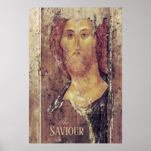 Poster Andrei Rublev O Salvador Cristo o Ícone do Redento (Frente)