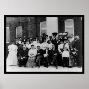 Pôster Andrew Carnegie no instituto 1906 de Tuskegee