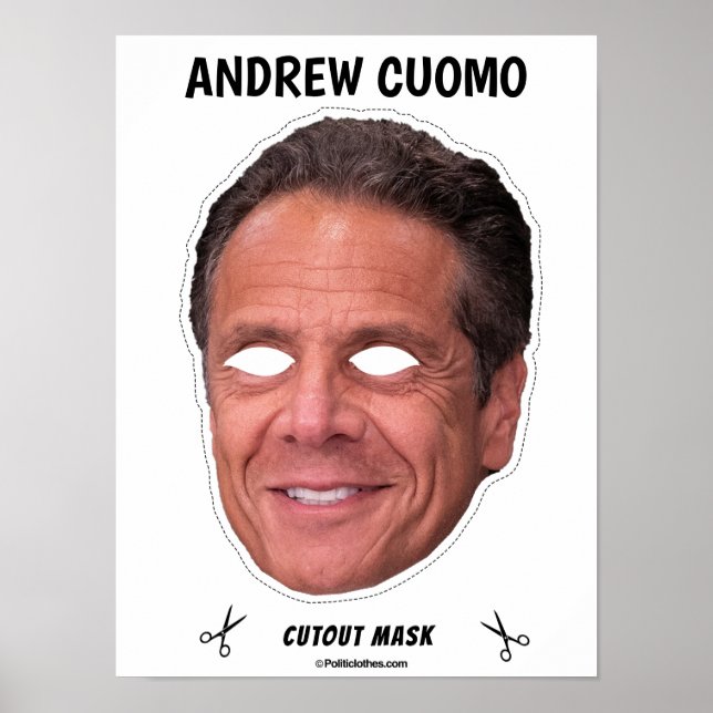 Poster ANDREW CUOMO Halloween Mask (Frente)