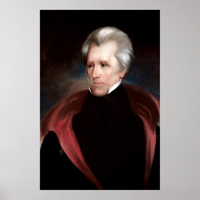 Poster ANDREW JACKSON Pintura de Ralph E. W. Earl Impress (Frente)