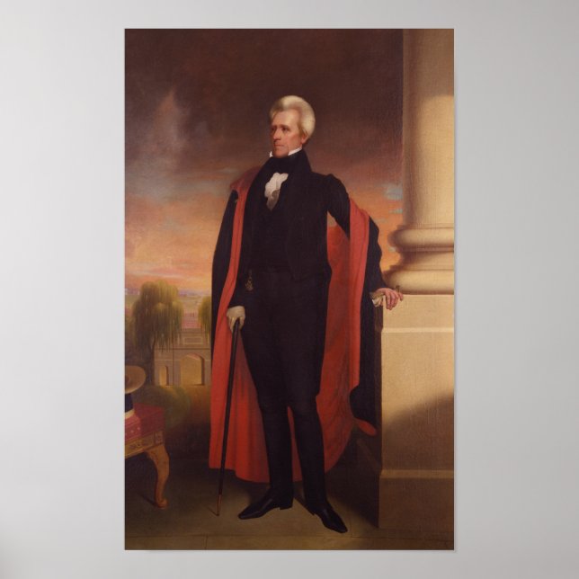 Poster Andrew Jackson — Pintura Permanente (Frente)