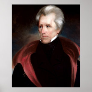Pôster ANDREW JACKSON que pinta por Ralph E.W. Conde