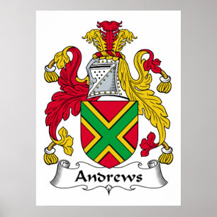 Pôster Andrews Family Crest