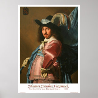 Poster Andries Stilte como Portador Padrão