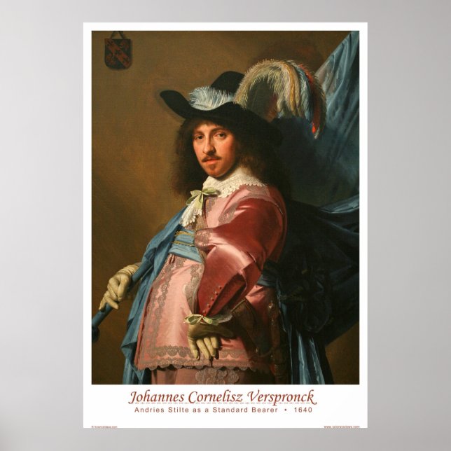 Poster Andries Stilte como Portador Padrão (Frente)