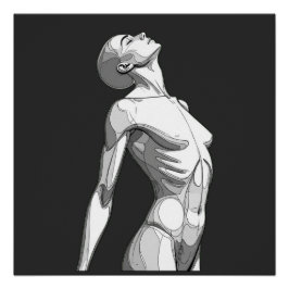 Pôster Android Anatomy - High-Definition Glossy Art Poste