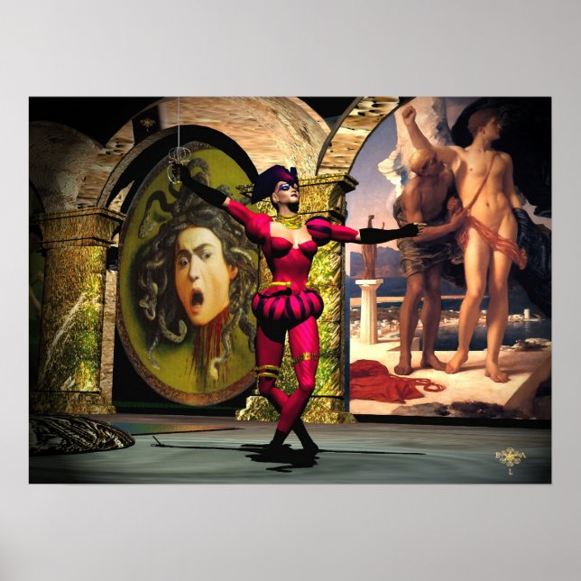 Poster ANDROID BALÉ, Ficção científica (Frente)