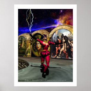 Pôster ANDROID BALÉ, Ficção científica