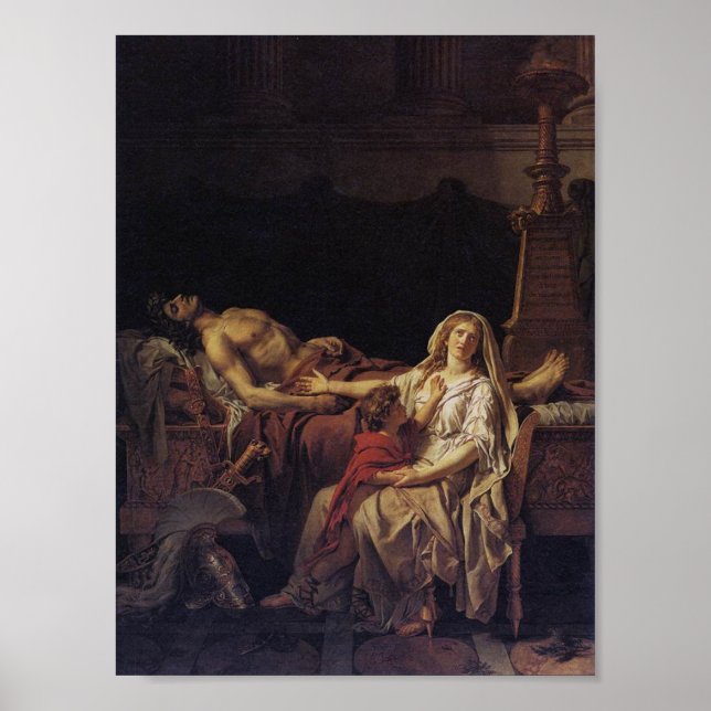 Poster Andromache Mourning Hector (Frente)