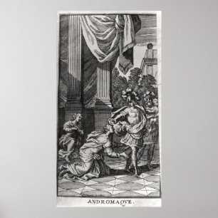 Pôster Andromache nos pés de Pyrrhus