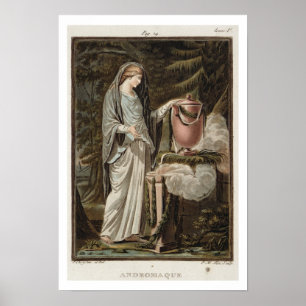 Pôster Andromache, traje para "Andromache" por Jean Racin