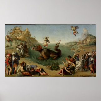 Pôster Andromeda de resgate de Perseu