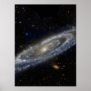 Poster Andromeda galáxia Via Látea Universo
