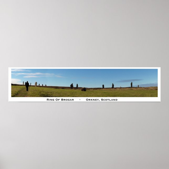 Poster Anel de Brodgar (Frente)