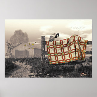 Pôster Anel de Casamento Duplo