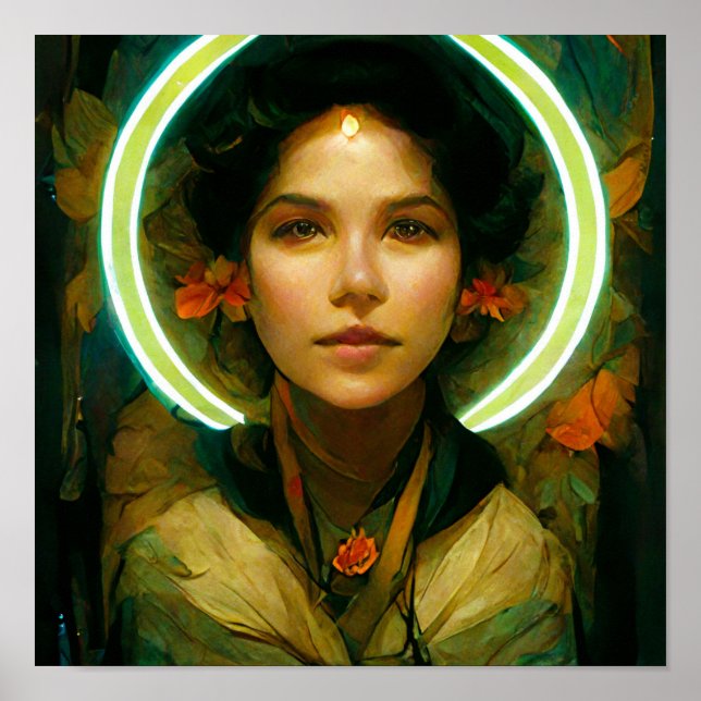 Poster Anel de Light Fantasy Sci-fi (Frente)