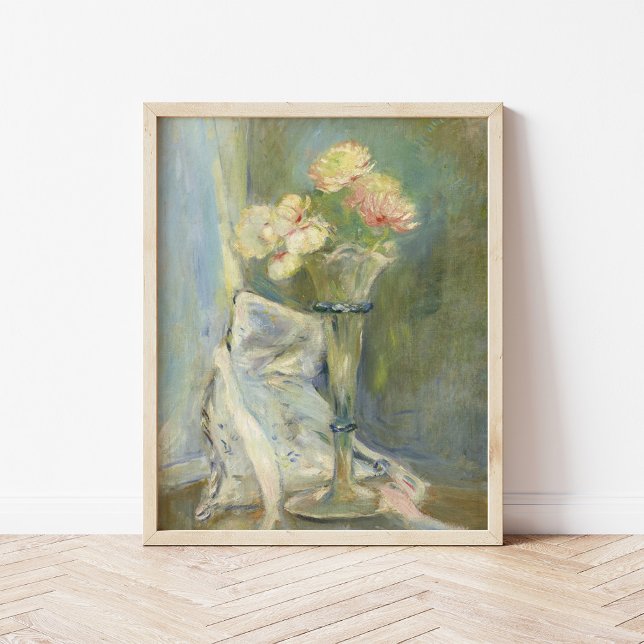 Poster Anémones Rosas | Berthe Morisot (Criador carregado)