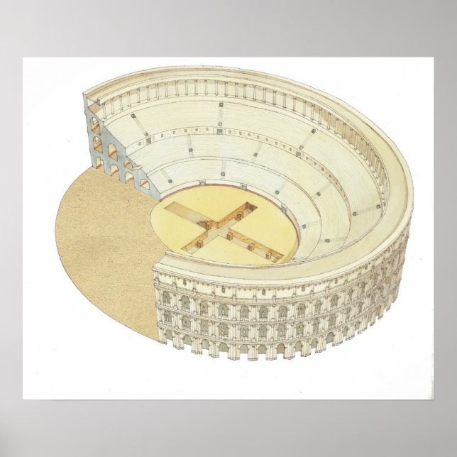 Poster Anfiteatro romano (Frente)