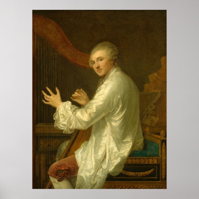 Poster Ange Laurent - Jean-Baptiste Greuze Fine Art (Frente)