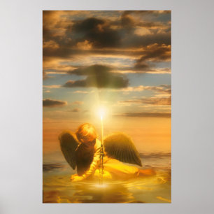 Poster Angel Boy iluminou o mundo