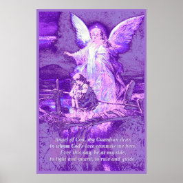 Pôster Angel, Crianças, Ponte, Poema