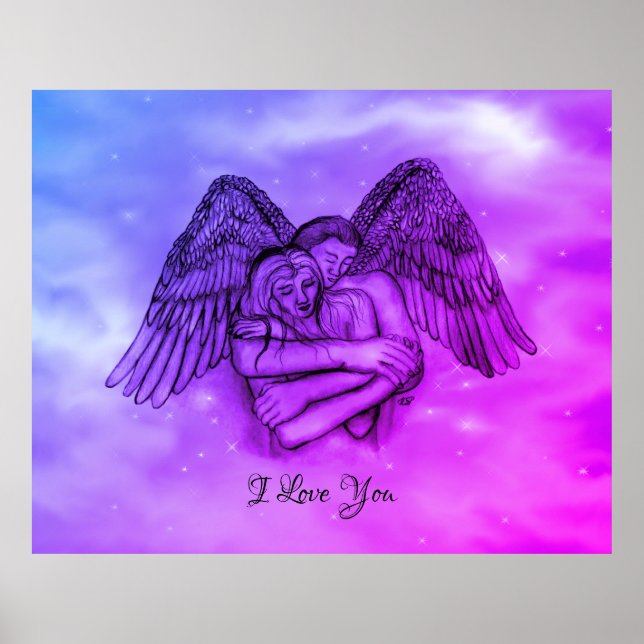 Poster Angel Eros no Amor, eu te amo (Frente)