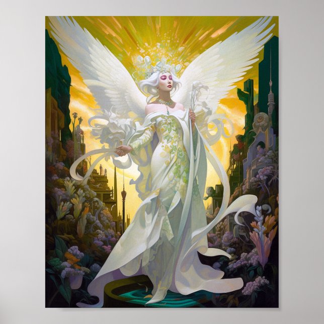 Poster Angel Fantasy Art (Frente)