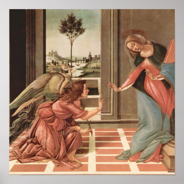 Poster Angel Gabriel E Mary (Frente)