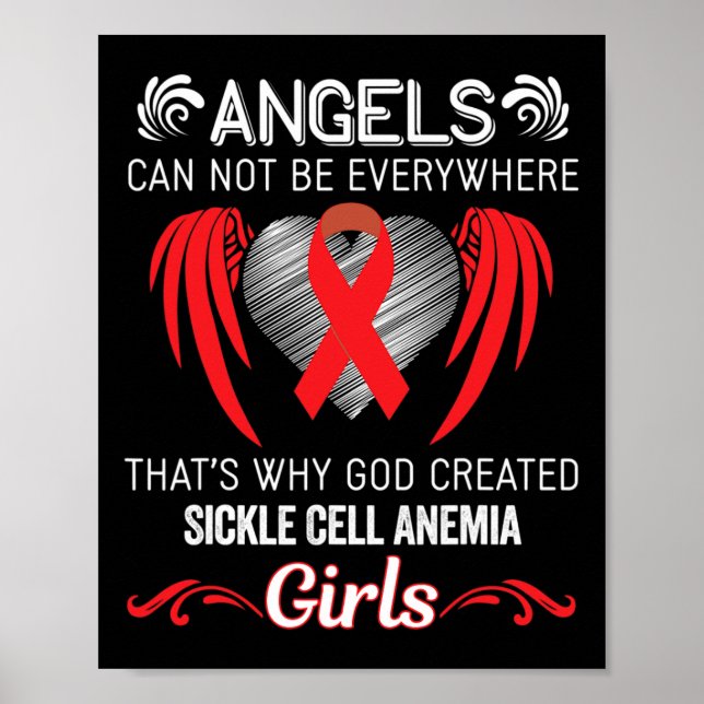 Poster Angel Girl - Defensor da Consciência da Anemia das (Frente)