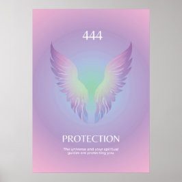 Poster Angel Number 444 Aura
