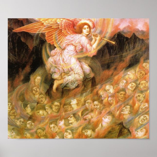 Poster Angel Piping para as Almas no Inferno (Frente)