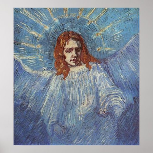 Poster Angel por Vincent van Gogh (Frente)