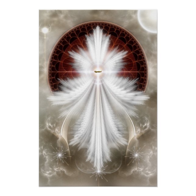 Pôster Angel Wings Snowflake RL Perfect Poster (Frente)