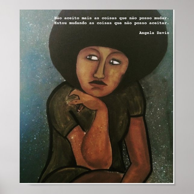 Pôster Angela Davis (Frente)