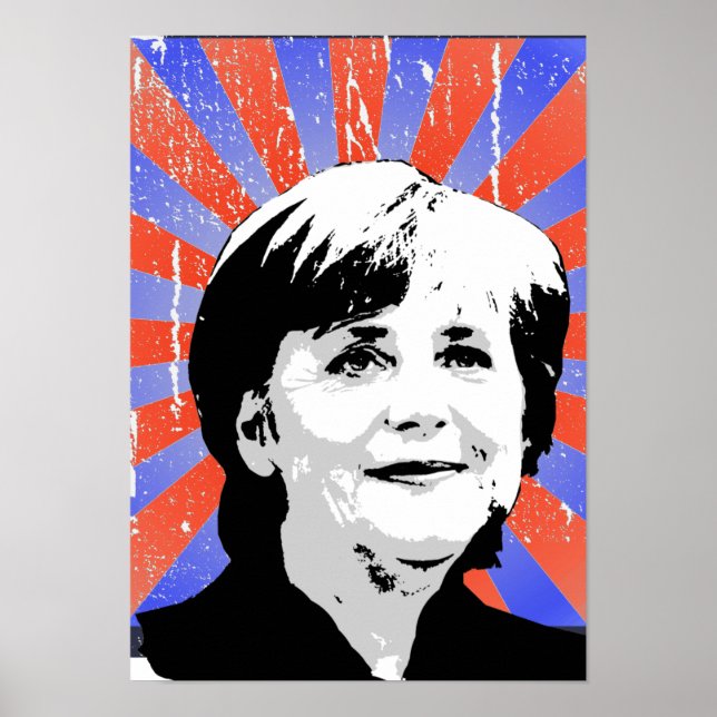 Pôster Angela Merkel (Frente)