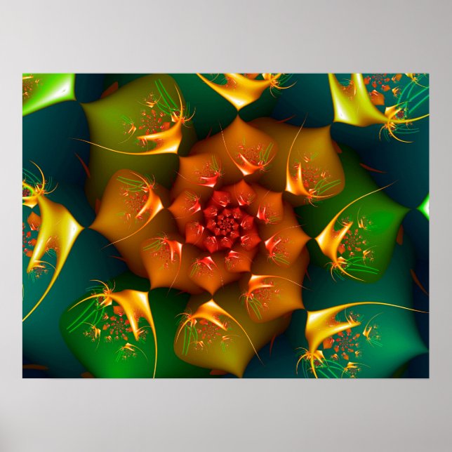 Poster Angelfish Spiral (Frente)