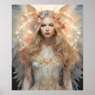 Poster Angelic Blonde: Manifestação de Graça