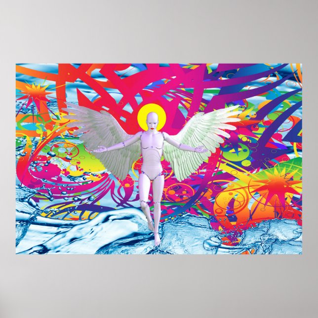 Poster Angelic Robot (Frente)