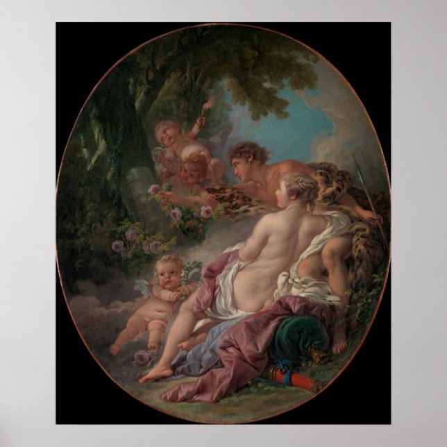 Pôster Angélica e Medoro (Frente)